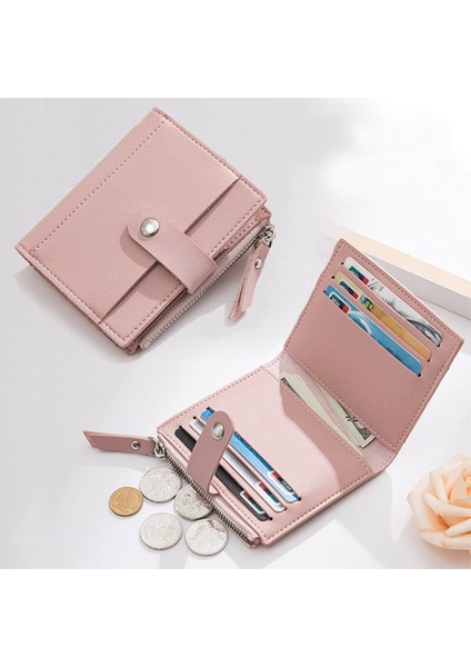 Kadınlar Için Cüzdan Lüks Tasarımcı Cüzdan Moda Çantalar Katı Sevimli Küçük Cüzdan Pu Kız Debriyaj Çanta Tasarımcı Çanta Lüks (Yurt Dışından) modelleri