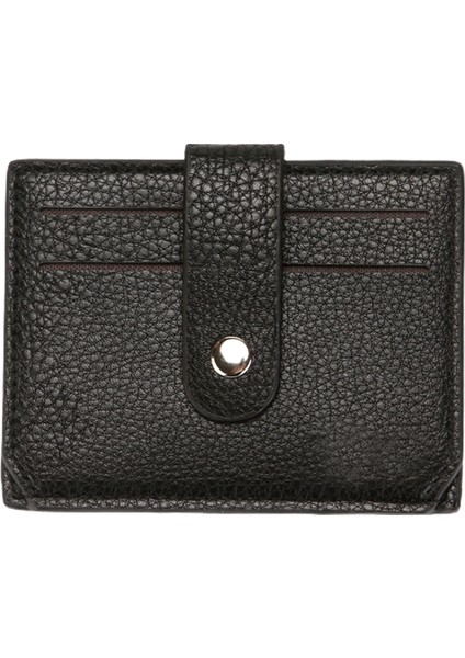Fermuar Toka Erkek Mini Cüzdan Taşınabilir Moda Pu Deri Kart Sahibinin (Yurt Dışından)