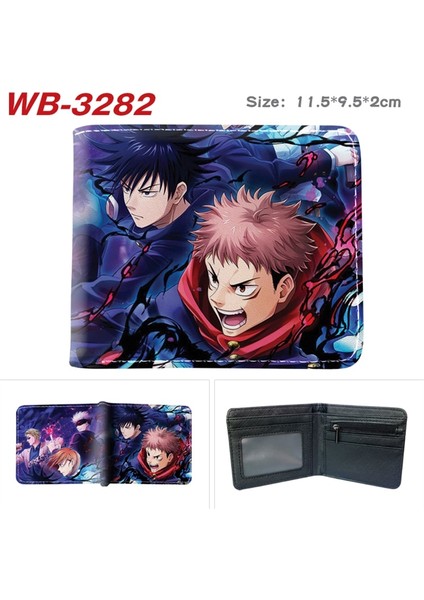 Sıcak Satış Japon Anime Karikatür Jujutsu Kaisen Cüzdan Kart Tutucu Para Cebi (Yurt Dışından) indirimleri