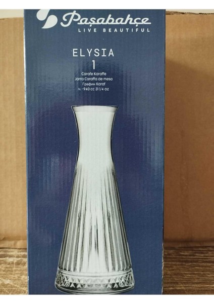 Elysia Karaf Limonata Şişesi Vazo Şişe Sürahi 940 cc Kapaksız modelleri