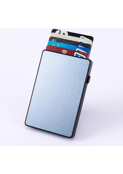 Rfid Kart Tutucu Erkek Cüzdan 2021 Ince Ince Cüzdan Siyah Küçük Mini Sihirli Cüzdan Erkek Akıllı Çanta Minimalist Holografik Cüzdan (Yurt Dışından)