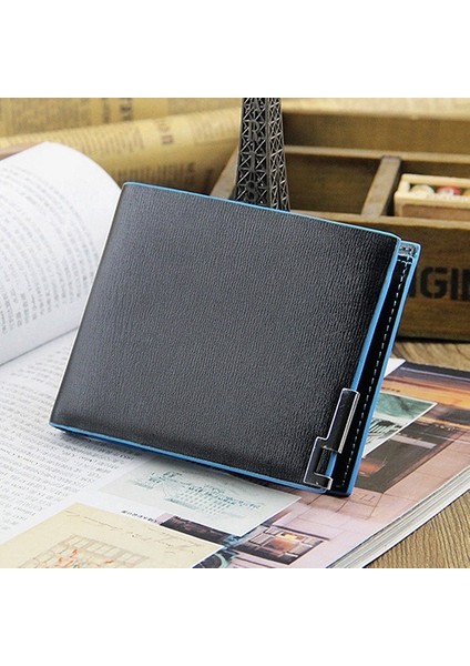 Microgood Erkekler Iş Demir Köşe Suni Deri Kartlıklı Çanta Bifold Para Klipsli Cüzdan (Yurt Dışından) fiyatları