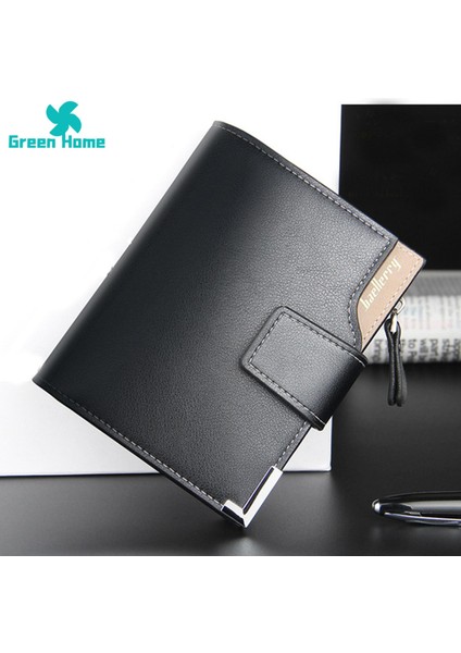 Green Home Erkek Cüzdanı Güçlü Aşınma Direnci Üç Katlı Birçok Kart Yuvalı Çanta (Yurt Dışından) fırsatları