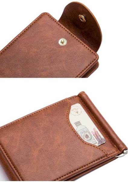 Yeni Kartlıklı Cüzdan Küçük Çanta Yeni Taşınabilir Cüzdan Beyler Basit Tasarım (Yurt Dışından) fırsatları