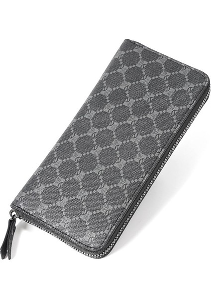 Spot Hafif Iş Erkek Cüzdanı Orta ve Uzun Gençlik Cüzdanı Büyük Kapasiteli Çoklu Kart Bozuk Para Cüzdanı Cep Telefonu Çantası (Yurt Dışından)