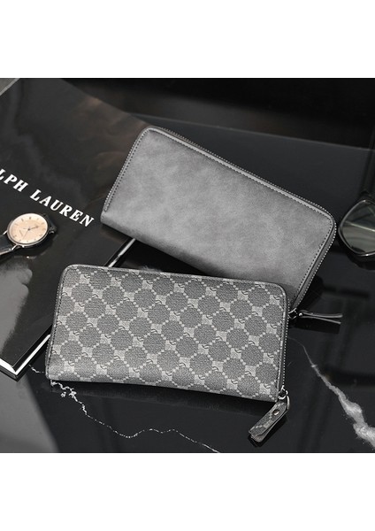 Spot Hafif Iş Erkek Cüzdanı Orta ve Uzun Gençlik Cüzdanı Büyük Kapasiteli Çoklu Kart Bozuk Para Cüzdanı Cep Telefonu Çantası (Yurt Dışından) fiyatları