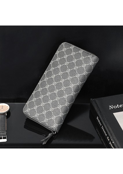 Spot Hafif Iş Erkek Cüzdanı Orta ve Uzun Gençlik Cüzdanı Büyük Kapasiteli Çoklu Kart Bozuk Para Cüzdanı Cep Telefonu Çantası (Yurt Dışından) modelleri