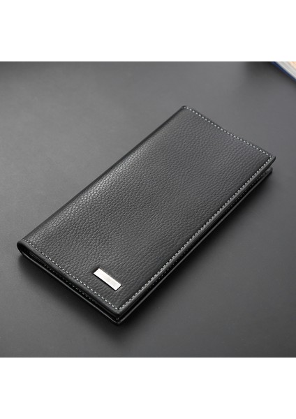 2022 Yeni Erkek Uzun Cüzdan Kore Versiyonu Lychee Desen Moda Cüzdan Çoklu Kart Cüzdan Adına Tek Parça (Yurt Dışından) fiyatları