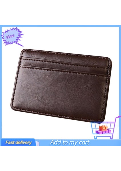 Bifold Cüzdan Büyük Kapasiteli Katlamalı Kart Yuvaları Kart Yuvaları Günlük Için Ince Sihirli Cüzdan (Yurt Dışından)