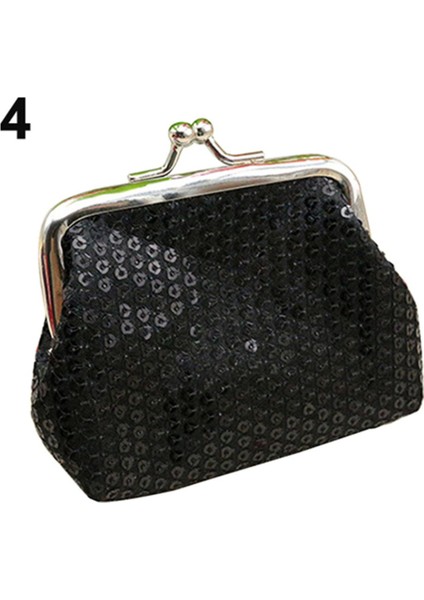 Microgood Moda Kadın Payetler Toka Mini Değişim Bozuk Para Cüzdanı Debriyaj Kullanışlı Cüzdan Çanta (Yurt Dışından)