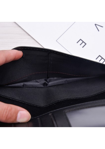 Erkek Uzun Cüzdan Moda Orta ve Uzun Takım Çantası Yumuşak Deri Cüzdan Erkek Gelgit Kart Çantası Rahat Sınır Ötesi E-Ticaret (Yurt Dışından) modelleri