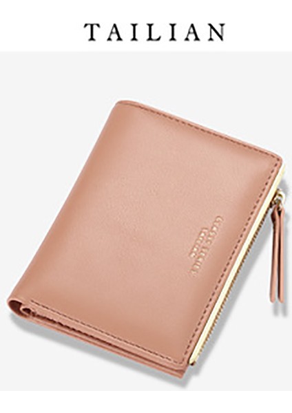 Tailian Kadın Kısa Basit Çoklu Kart Cüzdan Fermuarlı Çanta Kadın Cüzdan (Yurt Dışından) indirimleri