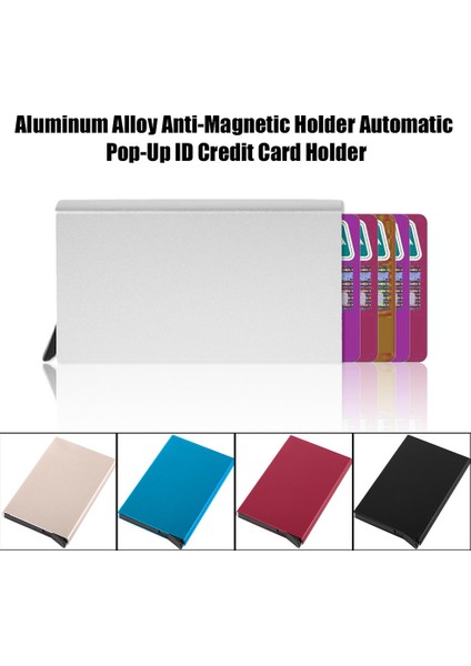 Unialüminyum Alaşımlı Anti-Manyetik Otomatik Açılır Kimlik Tutucu (Yurt Dışından) fiyatları