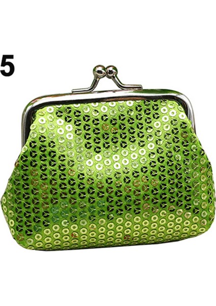 Moda Kadın Payetler Toka Mini Değişim Bozuk Para Cüzdanı Debriyaj Kullanışlı Cüzdan Çanta (Yurt Dışından)