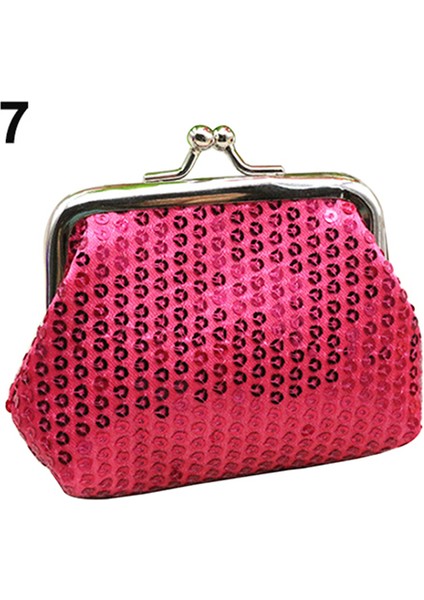 Moda Kadın Payetler Toka Mini Değişim Bozuk Para Cüzdanı Debriyaj Kullanışlı Cüzdan Çanta (Yurt Dışından) fırsatları
