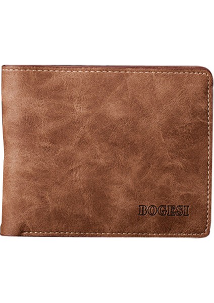 Ince Cüzdan Erkek Retro Kısa Cüzdan Erkek Bogesi Tek Parça Saç Cüzdan Noktası (Yurt Dışından) indirimleri