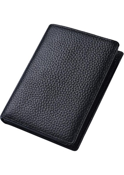 Purdored 1 Adet Ince Erkek Cüzdan Vintage Kartvizitlik Cüzdan Ince Ehliyet Çantası Dolar Para Çantası Portomonee Carteria (Yurt Dışından)