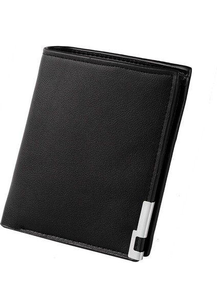 Sıcak Satış Yeni Erkek Kısa Cüzdan Demir Kenar Kore Gençlik Erkek Yatay Cüzdan Trend Kart Paketi Çanta 2022 (Yurt Dışından) indirimleri