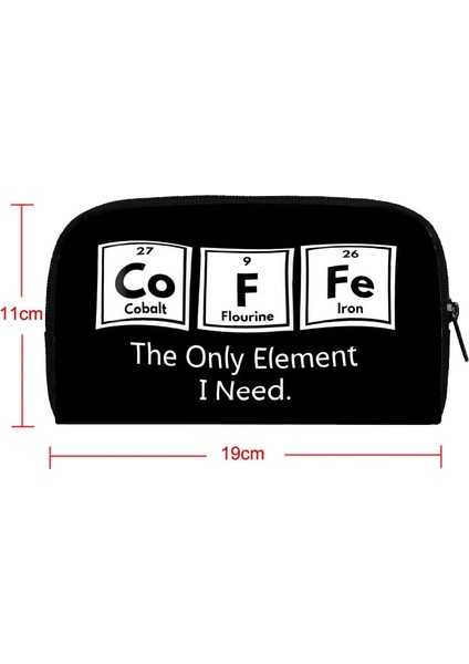 Elementlerin Periyodik Tablosu Cüzdan Kadın Erkek Çanta Unicorn Kahve Elemanları Çanta Küçük Debriyaj Telefon Para Sahipleri Uzun Cüzdan (Yurt Dışından) fırsatları