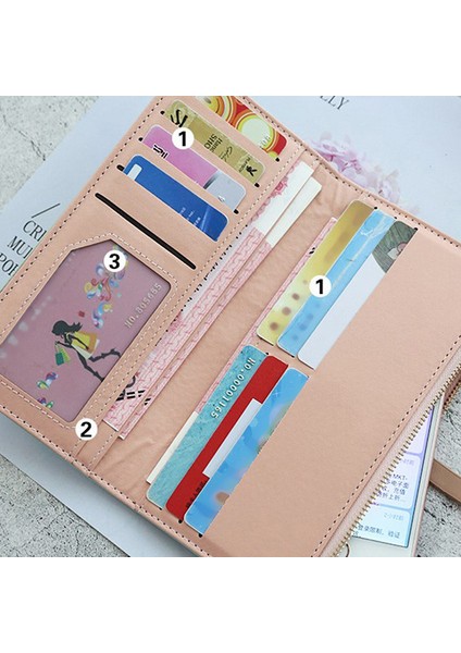 Uzun Kadın Cüzdan Kadın Çantalar Bozuk Para Cüzdanı Kart Sahibinin Cüzdan Para Çantası (Yurt Dışından) indirimleri