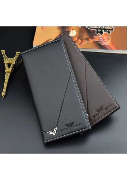 2022 Yeni Erkek Cüzdan Uzun Ince Cüzdan Çoklu Kart Büyük Kapasiteli Cüzdan Moda Çanta Para Cüzdanı Erkekler Için (Yurt Dışından)