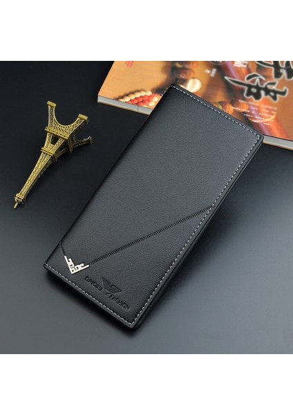 2022 Yeni Erkek Cüzdan Uzun Ince Cüzdan Çoklu Kart Büyük Kapasiteli Cüzdan Moda Çanta Para Cüzdanı Erkekler Için (Yurt Dışından) fırsatları