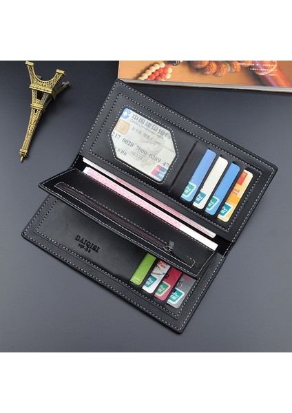 2022 Yeni Erkek Cüzdan Uzun Ince Cüzdan Çoklu Kart Büyük Kapasiteli Cüzdan Moda Çanta Para Cüzdanı Erkekler Için (Yurt Dışından) indirimleri