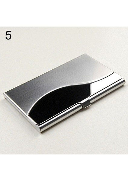 Microgood Moda Paslanmaz Çelik Kasa Cep Kutusu Iş Kimliği Kredi Kartı Tutucu Kapağı (Yurt Dışından) fırsatları