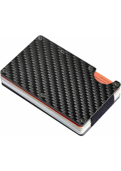 Taşınabilir Rfıd Engelleme Iş Kredi Kartı Kılıfı Ince Cüzdan Koruyucu Tutucu (Yurt Dışından)