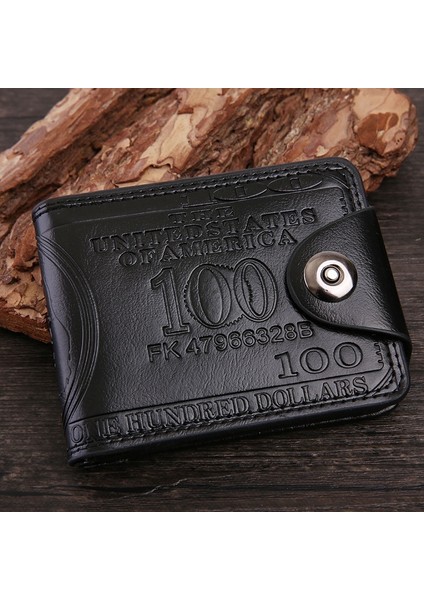 Abd Doları Desen Cüzdan Erkek Kısa Çantalar Kartları Kımlık Tutucu Erkek Cüzdan Çanta Kısa Erkek Çanta Carteira Masculina (Yurt Dışından) fırsatları