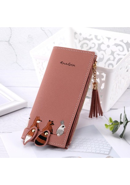 Güzel Uzun Paragraf Fermuar Çile Çanta Küçük Debriyaj Tokası Kadın Cüzdan (Yurt Dışından) modelleri