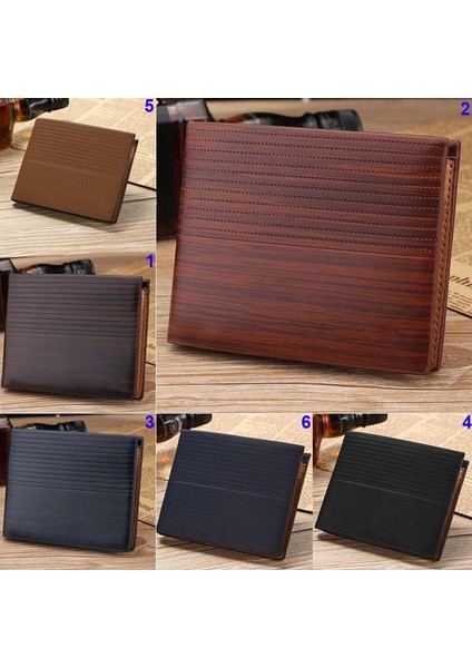 Moda Erkek Cüzdan Deri Kısa Çanta Küçük Vintage Cüzdan Kabartmalı Para Çantası Kredi Kartı Sahipleri Yüksek Kalite (Yurt Dışından)