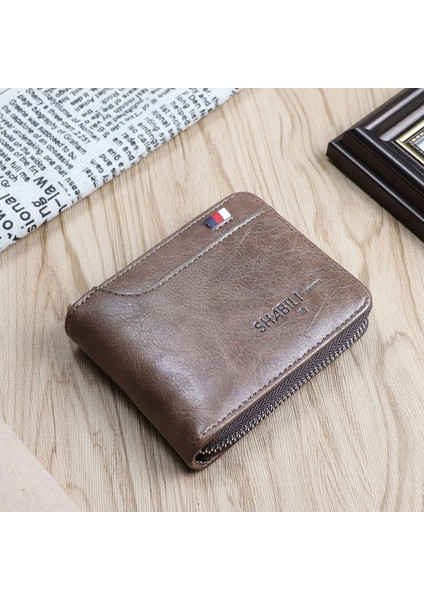 Avrupa ve Amerika Birleşik Devletleri Yeni Erkek Kısa Cüzdan Iş Gençlik Fermuarlı Cüzdan Size La Pi Toplu Cüzdan (Yurt Dışından) fiyatları