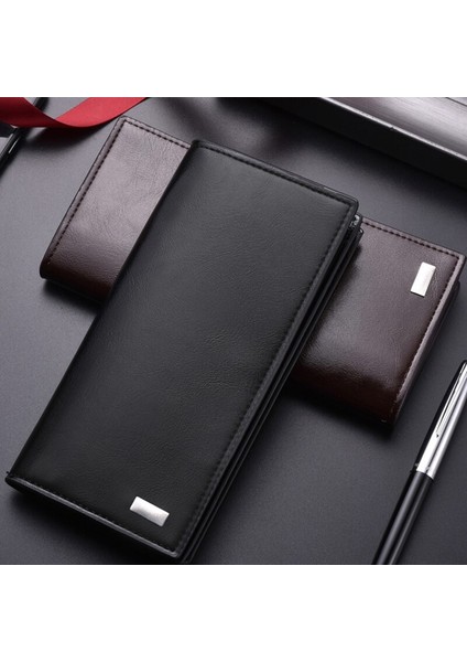 Moda Uzun Bölüm Cüzdan Erkekler Için Ünlü Marka Para Çantası Yüksek Kapasiteli Kımlık Cüzdan Çanta Fermuar Debriyaj Cep Telefonu Çanta Debriyaj (Yurt Dışından) modelleri