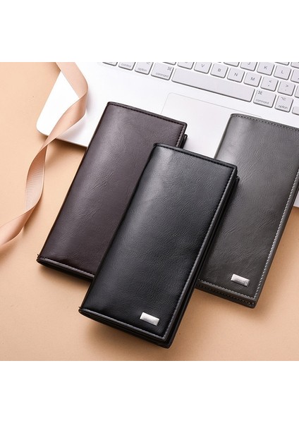 Moda Uzun Bölüm Cüzdan Erkekler Için Ünlü Marka Para Çantası Yüksek Kapasiteli Kımlık Cüzdan Çanta Fermuar Debriyaj Cep Telefonu Çanta Debriyaj (Yurt Dışından) indirimleri