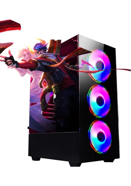 Fullforce FF320 İ5-4570 8gb Ram 512GB SSD RX580/8GB Oyuncu Masaüstü Bilgisayar