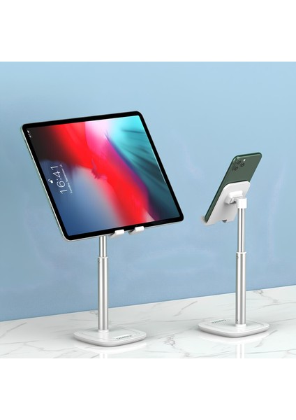 Yükseklik Ayarlı Tablet ve Telefon Tutucu Stand Beyaz H035-WH H035-WH H035-WH modelleri