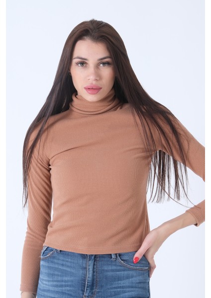 Camel Örme Boğazlı Kazak 0103011.09 fiyatları