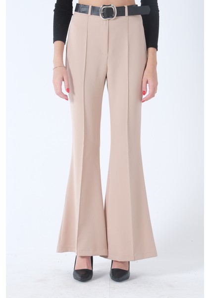 Bej Çima Dikişli Ispanyol Pantolon 0303950.55 modelleri