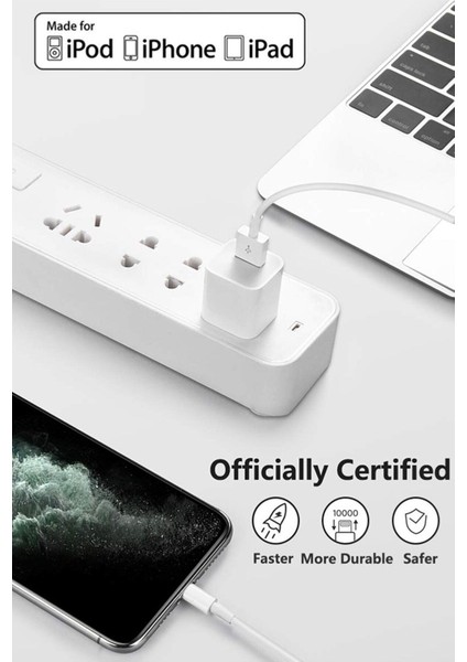 Apple iPhone Tüm Serilerle Uyumlu Hızlı Şarj 120 W Aleti Adaptör Kablo Plus 6 7 8 x 11 12 13 14 Pro Max fırsatları