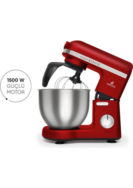Mastermaid Chef Pro Çift Kollu Mutfak Şefi 1500 W Rouge Red