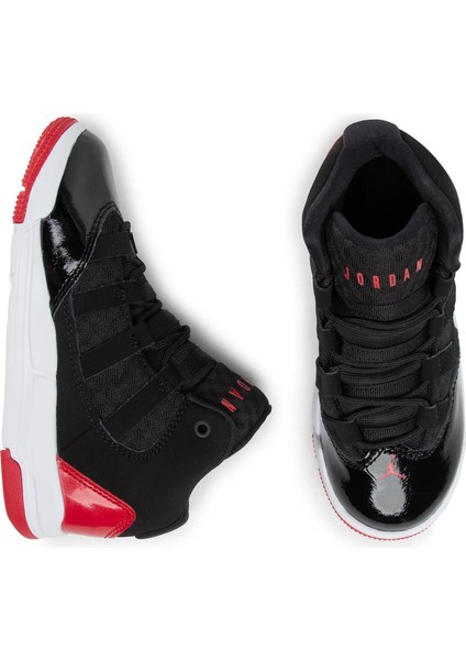 Jordan Max Aura Boys Shoes Leather Hakiki Deri Bilekli Çocuk Spor Ayakkabı Siyah fiyatları