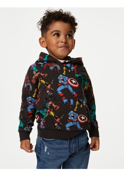 Marks & Spencer Marvel™ Kapüşonlu Sweatshirt