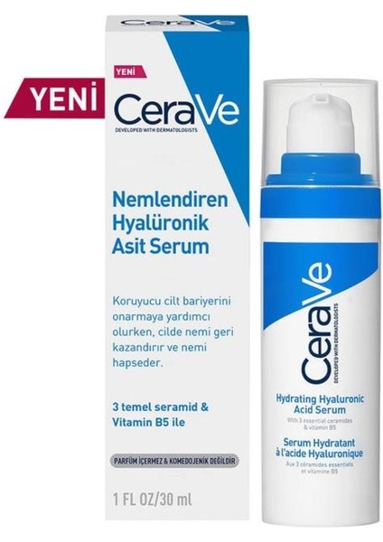 Nemlendiren Hyalüronik Asit Serum 30 ml