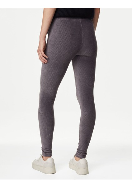 Marks & Spencer Yüksek Bel Kadife Legging Tayt