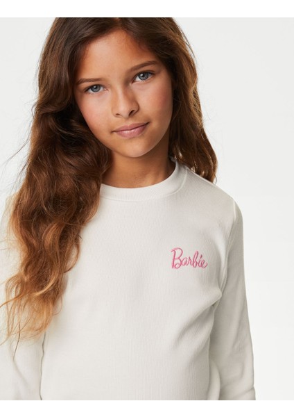 Marks & Spencer Barbie™ Uzun Kollu T-Shirt