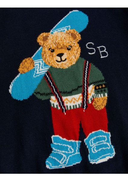 Marks & Spencer Saf Pamuklu Spencer Bear™ Kazak