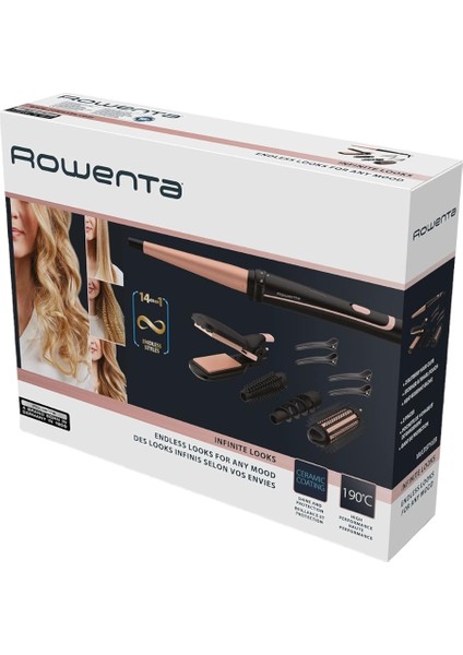 CF4231F0 Multistyler Infinite Looks 14 In 1 Saç Şekillendirici Bukle Makinesi