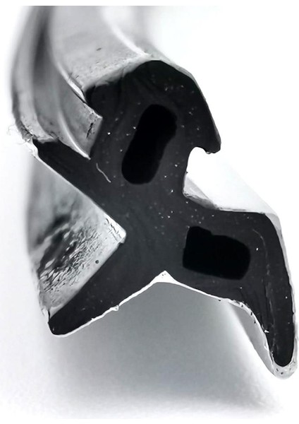 Pak-05 Siyah Kauçuk Yağlı Pvc Kapı Pencere Conta Fitili Tüm Pencerelere Uyumlu 200 Metre