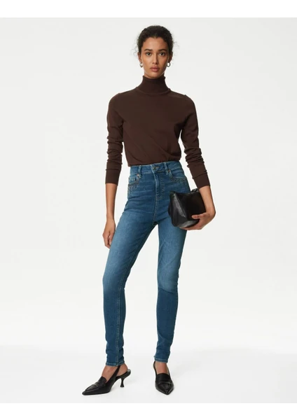 Marks & Spencer Ivy Yüksek Bel Skinny Fit Jean Pantolon